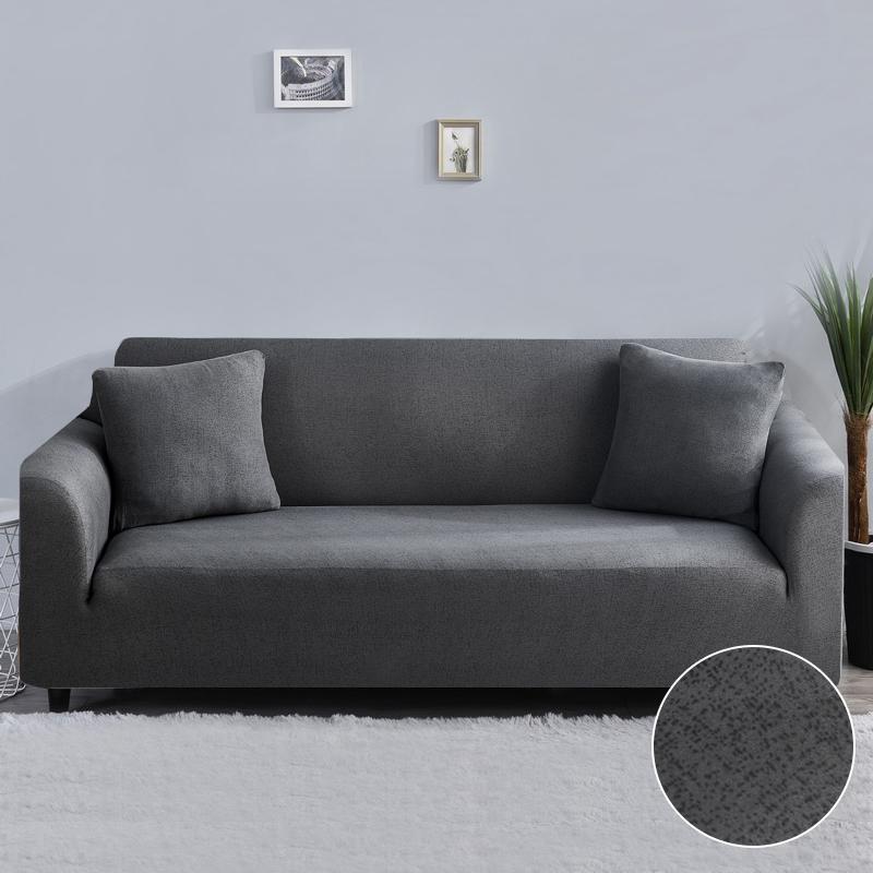 Sofa Covers Texture Pattern For Living Room Spaces All-Inclusive Elastic Chair Couch Corner Sectional Sofa Cover Furniture Slipcover