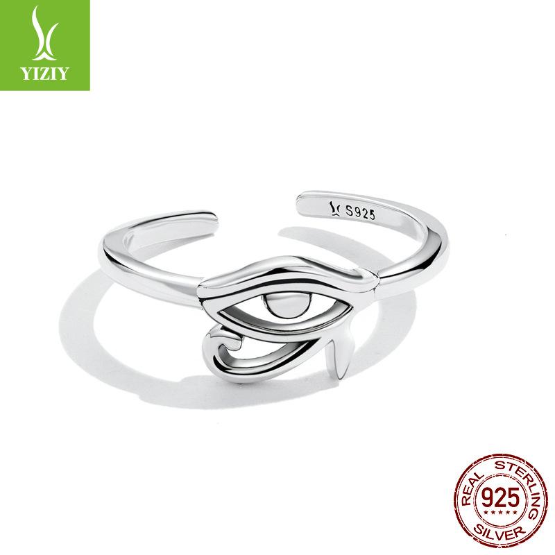 Eye Of Horus Open Ring Men'S And Women'S Fashion Eye Ring Jewelry Scr801