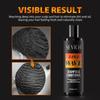 2 IN 1 Wave Shampoo for Men Strong Hold Waves Control Pomade Non-Greasy Hair Styling Paste Wave Hair Oil Gel With Brush Anti Hair Loss Shampoo 200ml