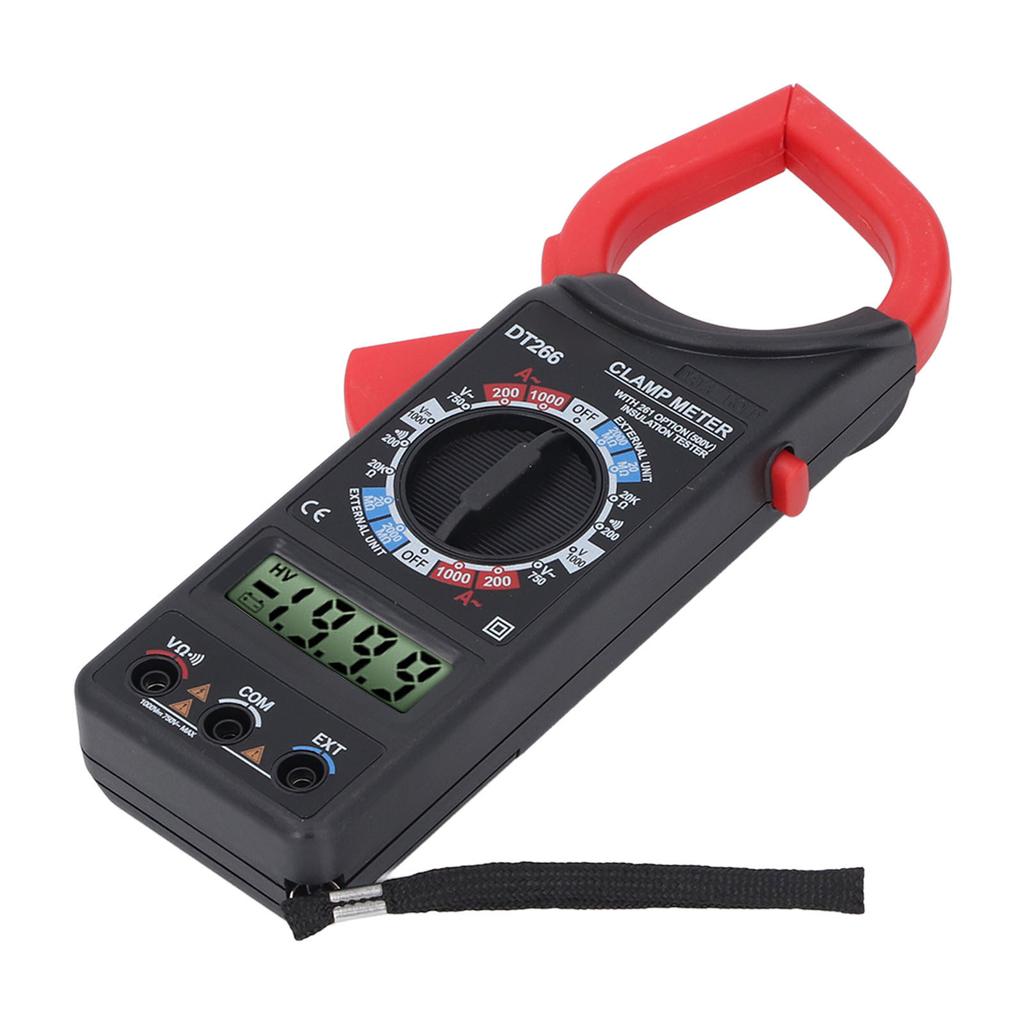 Тестер мультиметра с зажимами, высокая точность, полностью автоматический, 1999 отсчетов, напряжение, ток, резистор, тестер с