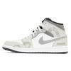 Air Jordan 1 Амортизация Устойчивая к истиранию Амортизация, Износостойкие Средние Винтажные Баскетбольные Кроссовки Унисекс DQ8426-001(Команда210-)