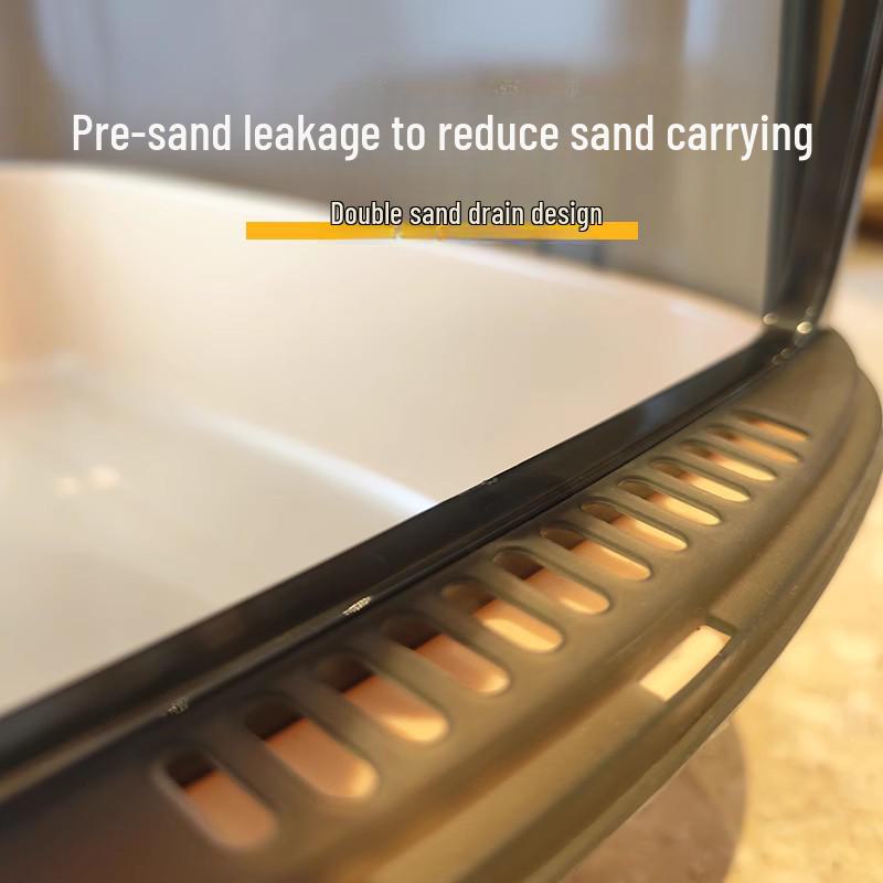 Закрытый лоток для кошачьего туалета с верхним входом - большой, антизапаховый, антиследовой горшок для котят