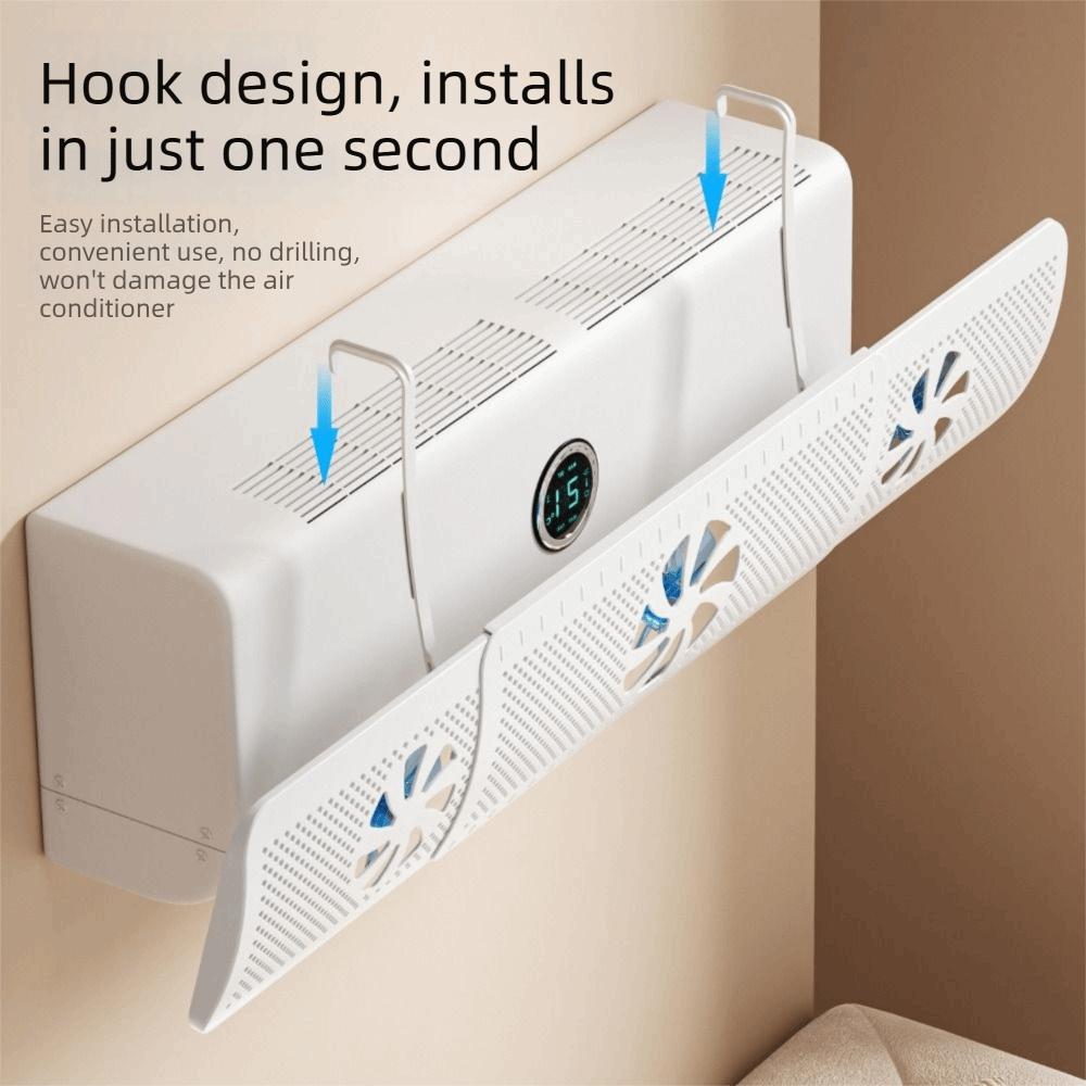 With 3 Fans Adjustable Air Vent Baffle Ceiling Vents Conditioner Baffle AC Vent Baffle  For Bedroom