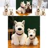 Cute West Highland White Terrier Plush Doll Fluffy Stuffed Animal Ideal For Birthdays And Special Occasions