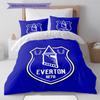 Everton logo  Pattern Bedding Quilt Set Quilt Cover Pillowcase Home Decoration Birthday Gift (1 * duvet cover + 2 * pillowcase, without core)