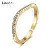 Классическое кольцо Lindon из медного сплава с цирконом, женские ювелирные изделия, свадебный подарок, вечеринка