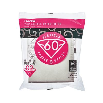 Фильтр бумажный для Hario V60 02W на чашки 100 шт 1-4 (ВЦФ-02-100Вт) [продукт]
