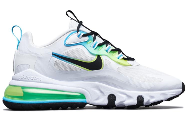 Men's Sneakers Nike Air Max 270 React Worldwide Pack White White/Black-Blue-Lime