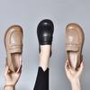 Flat-soled Loafers Women's 2025 Spring New Basic Foot Cover Shallow Mouth Single Shoes Four Seasons Shoes College Style Small Leather Shoes