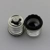 Black Light Bulb Socket Adapter Iron Converter Durable Screw Light Holder  LED Bulb Lamp Light