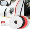 5M Car Door Edge PVC Scratch Protector Strips Car Anti-collision Sealing Strip Door Guard Protective Anti-scratch Transparent Strip