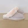 Classic Winter Women Men Sheepskin Fur Slippers New Design Fashion Unisex Leather Warm Indoor Boots Soft Plush Lovers Home Shoes