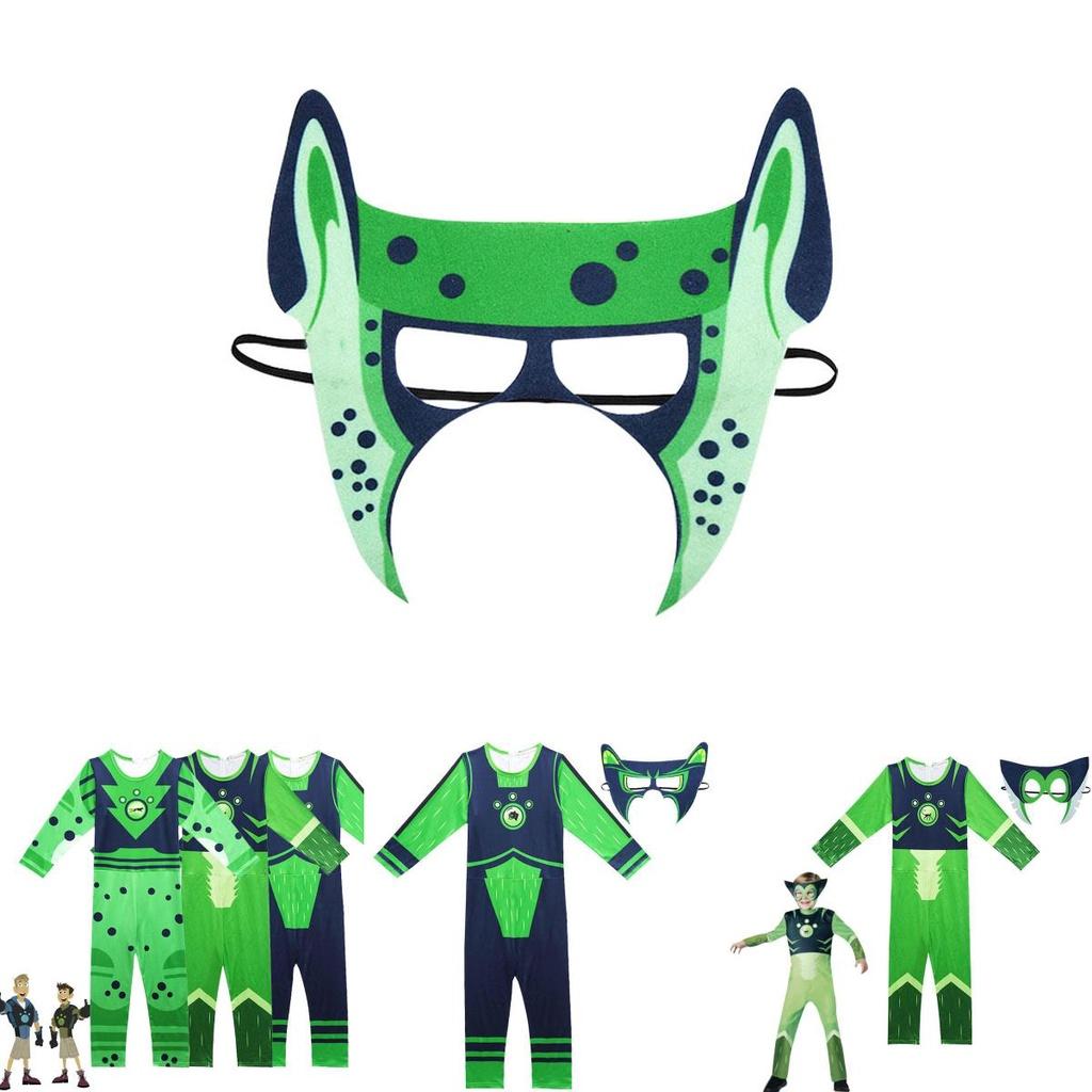 High-quality Wild Kratts Costume For Kids With Concealed Back Zipper And O-neck Design