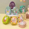 Easter Cartoon Pattern Biscuit Chocolate Storage Ornament Gift Box Home Party Multiple Styles Decorative Party Supplies