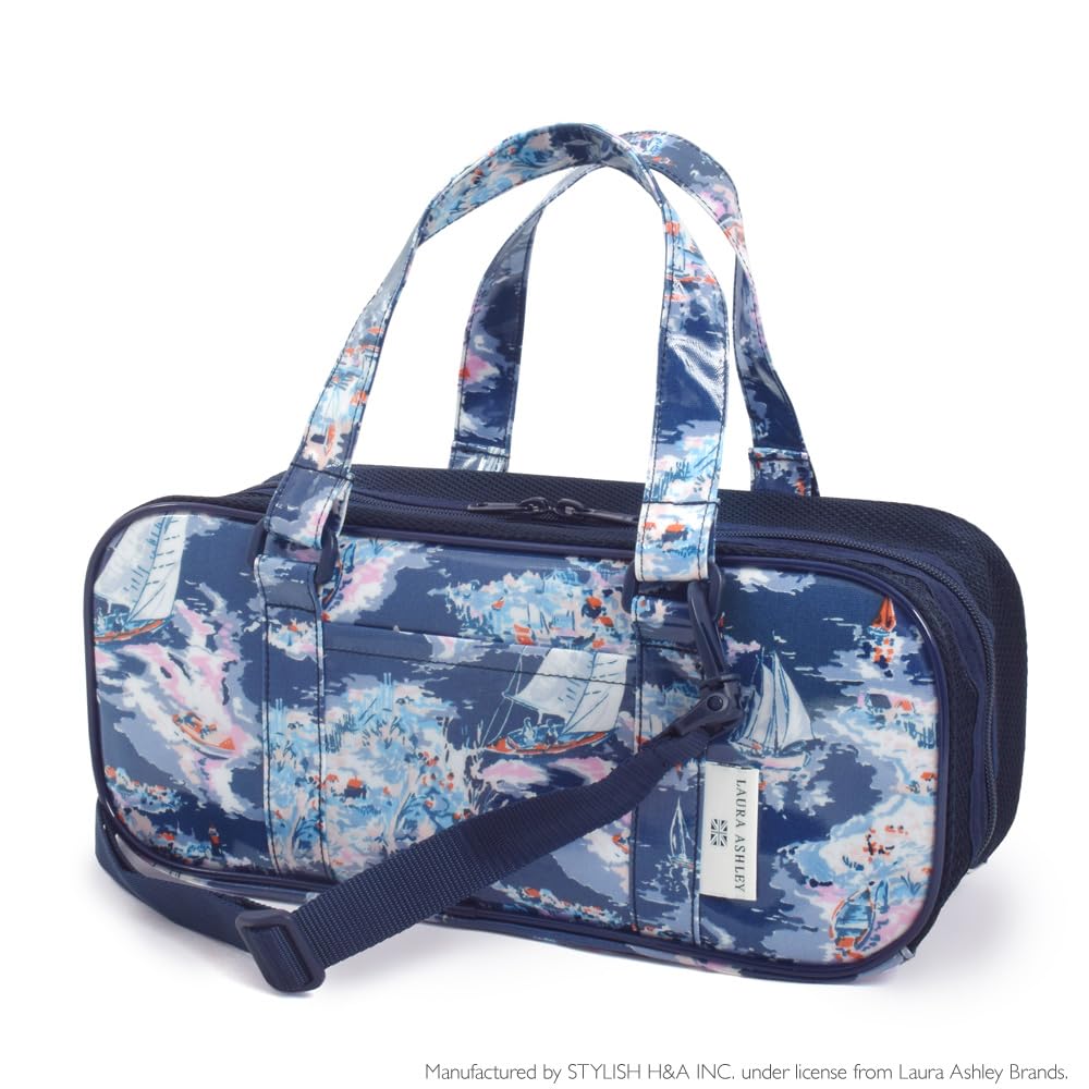 LAURA ASHLEY Art Supplies and Paint Bag Paint Set Watercolor Riviera Boys Cute Mesh Art Supplies Set with Shoulder Strap Watercolor Paints Included