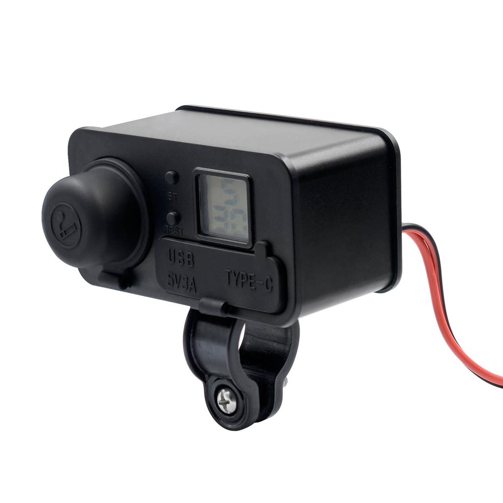 Зарядное устройство для мотоцикла USB, многофункциональное водонепроницаемое зарядное устройство для розетки мотоцикла, зарядное устройство для мобильного телефона, адаптер питания для мобильного телефона, алюминиевый сплав