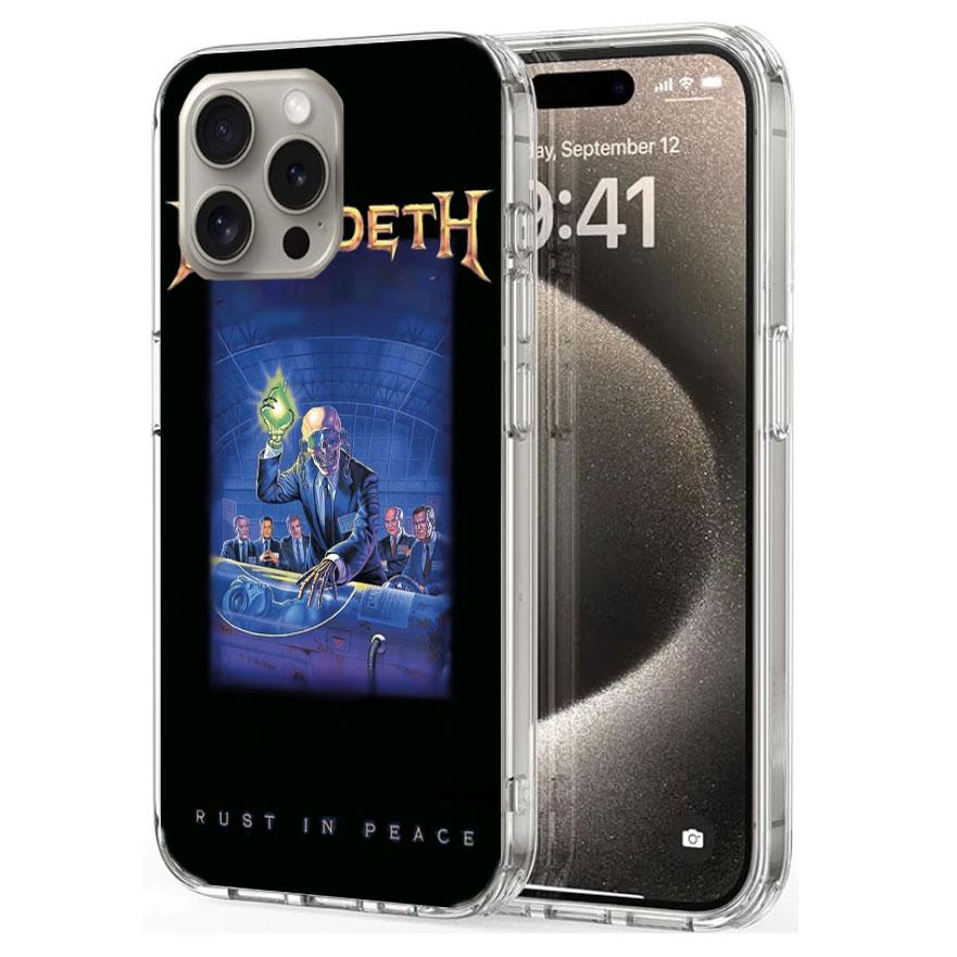 Music Band M-Megadeth Cases Phone Case For Iphone 17E 16E 17 Air 16 Pro Max 15 Pro 14 Plus 11 13 12 Mini Cover Cases Compatible