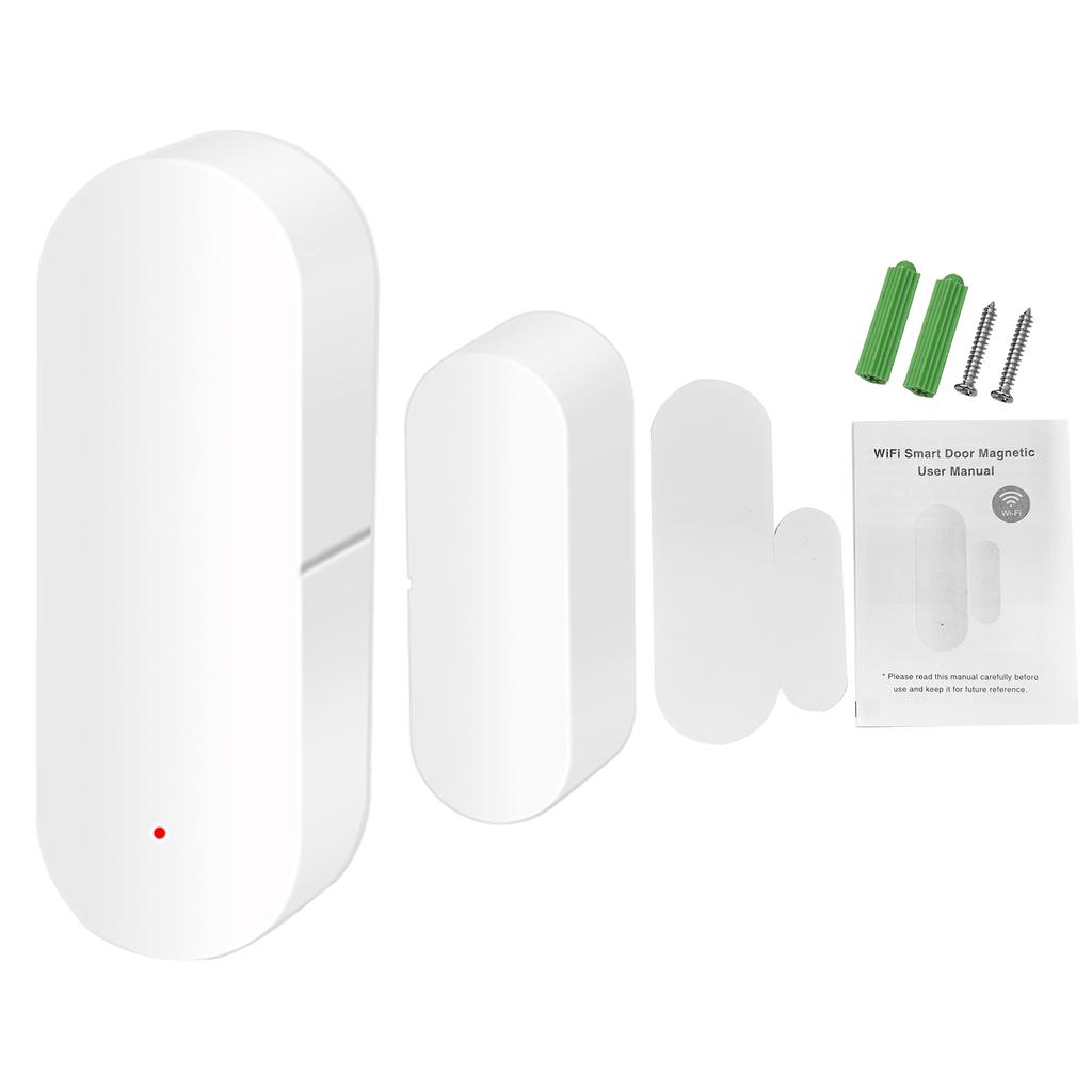 Wi-Fi умный датчик двери, окна, сигнализация, магнитная система домашней безопасности, оповещение об открытии двери, приложение, дистанционное управление