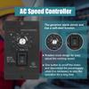 50/60Hz AC Motor Speed Controller Speed Pinpoint Regulator Motor Governor Control Unit Mini 400W AC 220V Forward Backward