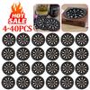 4-40Pc Dart Board Style Coasters Mini Dart Board Drink Coasters Heat Resistant Cup Coasters Kitchen Utensil Table Mat Dart Board