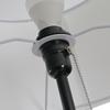 Floor Lamp with Lampshade Made of Polyester and Cotton, Standing Lamp Floor Lamp with E27 Socket for Living Room, Bedroom, White, Excl. Light Bulb