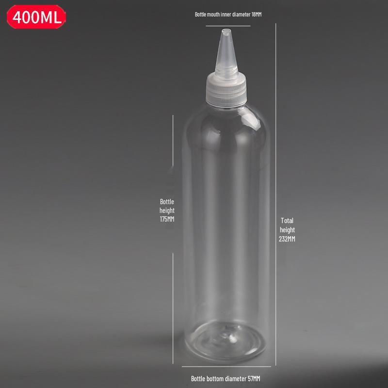 Пластиковая прозрачная бутылка с откидной крышкой ПЭТ 50-1000 мл