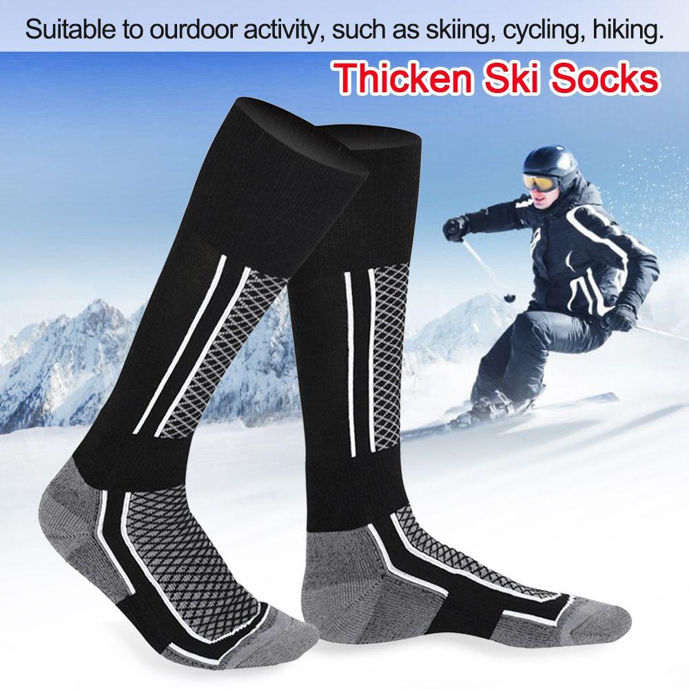 Winter Cycling Walking Skiing Hiking Thicken Warm Ski Socks Sports Socks Leg Warmer