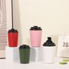 304 Stainless Steel Thermos Cup Portable, Compact Scale 12Oz Coffee Cup Outdoor Car Direct Drinking Milk Cup
