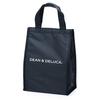 DEAN & DELUCA 3-Piece Cooler Bag Set: Insulated Bag, Eco Bag, Lunch Bag for Men and Women, 37.5x36.2x11.5 cm