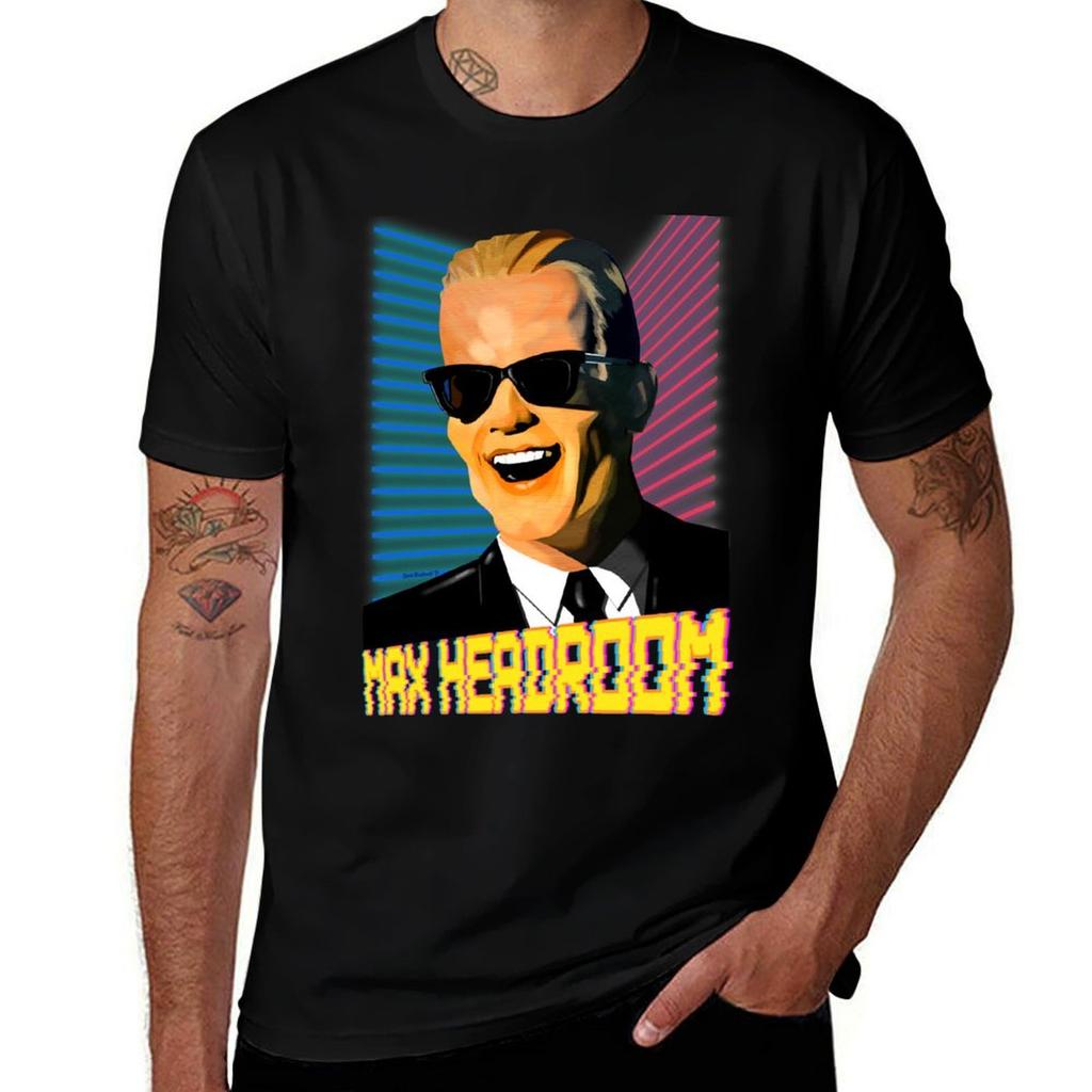 Max Headroom 2021 Tshirt Unisex T Shirts Cotton T Shirts For Unisex Cotton Funny Tshirt