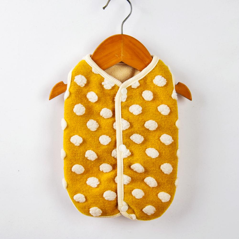 Теплый утолщенный свитер для щенков маленьких собак зимняя одежда для домашних животных с пряжкой померанский шпиц пудель пальто кардиган mascotas одежда