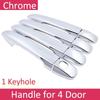 For Toyota  AE20 20 2010~2017 Chrome Door Handle Cover Car Accessories Stickers Trim Set 2011 2012 2013 2014 2015 2016
