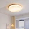 Modern  Nordic LED Ceiling Light Round Wooden Lamp Dinging Room Bedroom Living Room Study Home Decoration Square Lamps Decor
