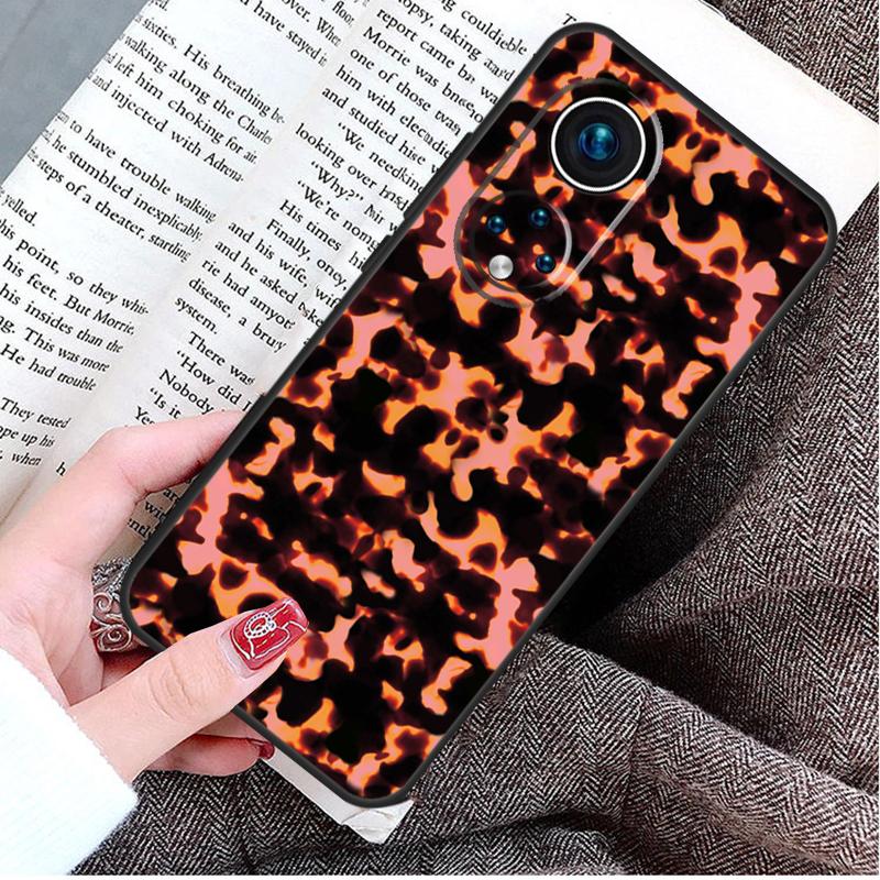 Чехол с узором "Черепаховый панцирь" для Honor Magic 5 Lite 6 Pro 50 70 90 Honor X8b X9b X6 X7 X8 X9 X6a X7a X8a X9a Чехол