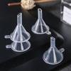 10Pcs Plastic Funnel Dispensing Funnel Small Funnel Cosmetic Dispensing Funnel Mini