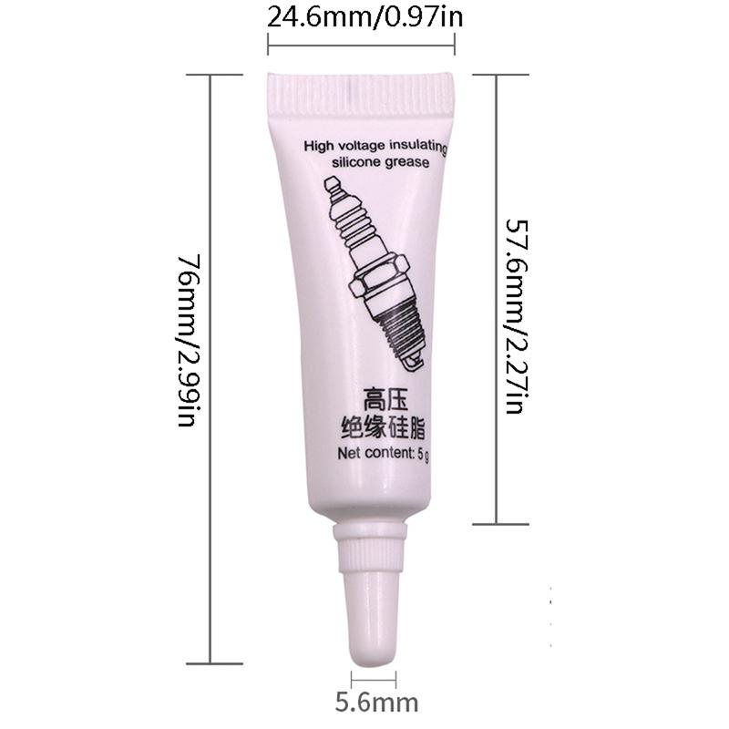 Автомобильная свеча зажигания Высоковольтная Изолирующая Силиконовая Смазка Катушка Зажигания Автомобильная Свеча Зажигания Устойчивость к Высоким и Низким Температурам Коррозионная Стойкость