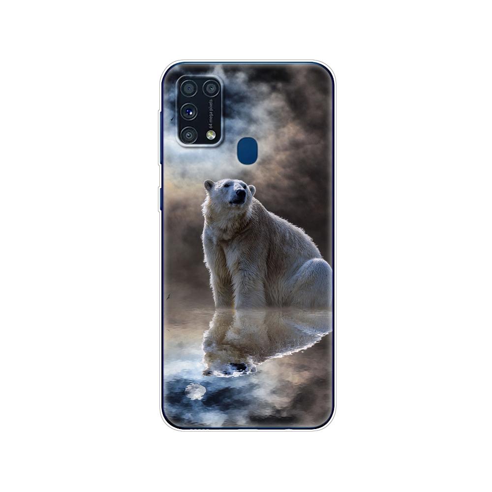 Чехол для Samsung M31, 6,4 дюйма, мягкий силиконовый чехол из ТПУ для Samsung Galaxy M31 M 31 SM-M315FZBVSER m315, задняя панель телефона, бампер, чехол