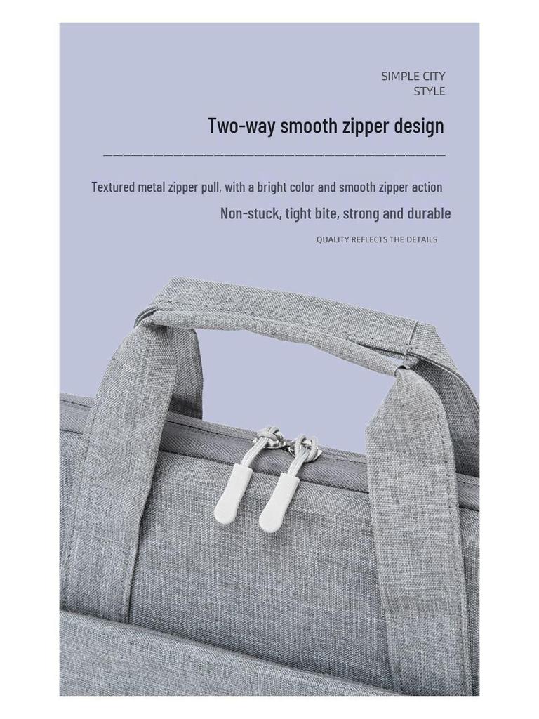 16-дюймовая ручная сумка для ноутбука для Apple, Huawei, Lenovo, Xiaomi, Dell – Дизайн с воздушной подушкой для мужчин и женщин