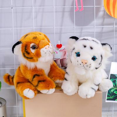 Имитация плюшевой игрушки тигренка, сибирский тигр, большая кукла, детская подушка-кукла, подарок из зоопарка