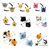 Reversible Flip Cat Plush Doll - Cute Cartoon Animal with Expression Change
