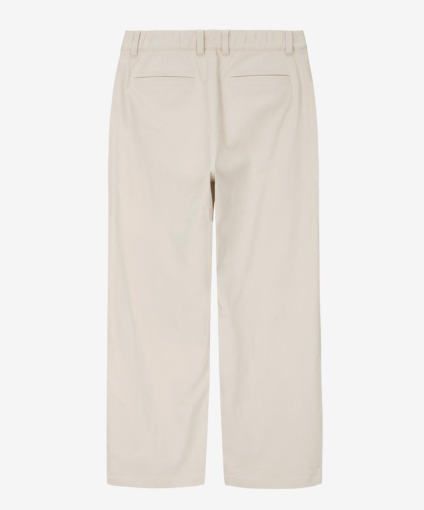 MINDBRIDGE [Warm] Cotton Wide One-Pleat Elastic Waist Pants - 3 Colors