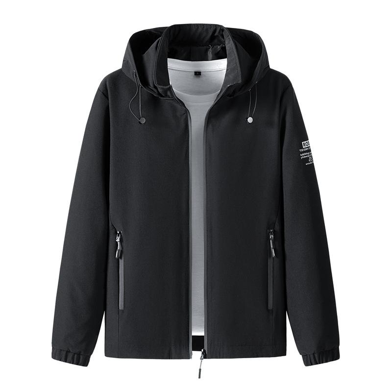 New Hooded Jacket Men's Spring and Autumn Trend Casual Jacket Men's Teen Korean Sports Jacket