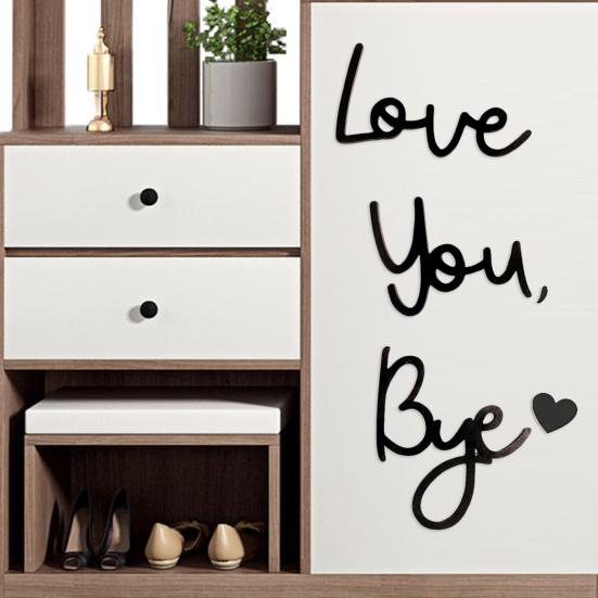 Love You Bye Wooden Sign Wall Decoration Sign Family Entryway Decor Above Door