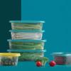 Chahua Beige Plastic Refrigerator Food Storage Containers