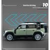 1/18 Scale Land Rover Large Defender 110 Alloy Car Model Toy Gift, Simulated Sound and Light Children's Toy Car, Birthday Gift for Boys