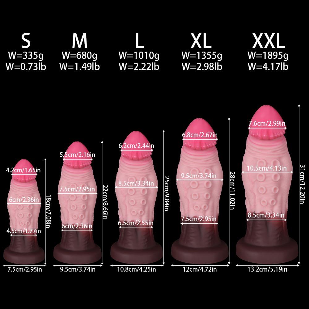 Ultra Soft Liquid Silicone Huge Anal Plug Dildo Women Adult Sex Toy