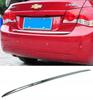 Chevrolet CRUZE — Хромированная отделка багажника — Акцент на задней двери — Деталь задней части автомобиля премиум-класса — Тюнинг задней двери с усилением блеска