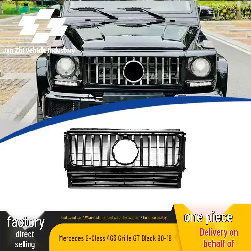 GT Silver Edition Front Grille Replacement for 1990-2018 Mercedes-Benz G-Class W463