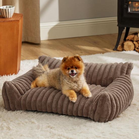 Ортопедическая лежанка для питомца Мягкий диван для собаки кошки Пена с эффектом памяти высокой плотности Лежанка для щенка моющаяся Принадлежности для питомцев