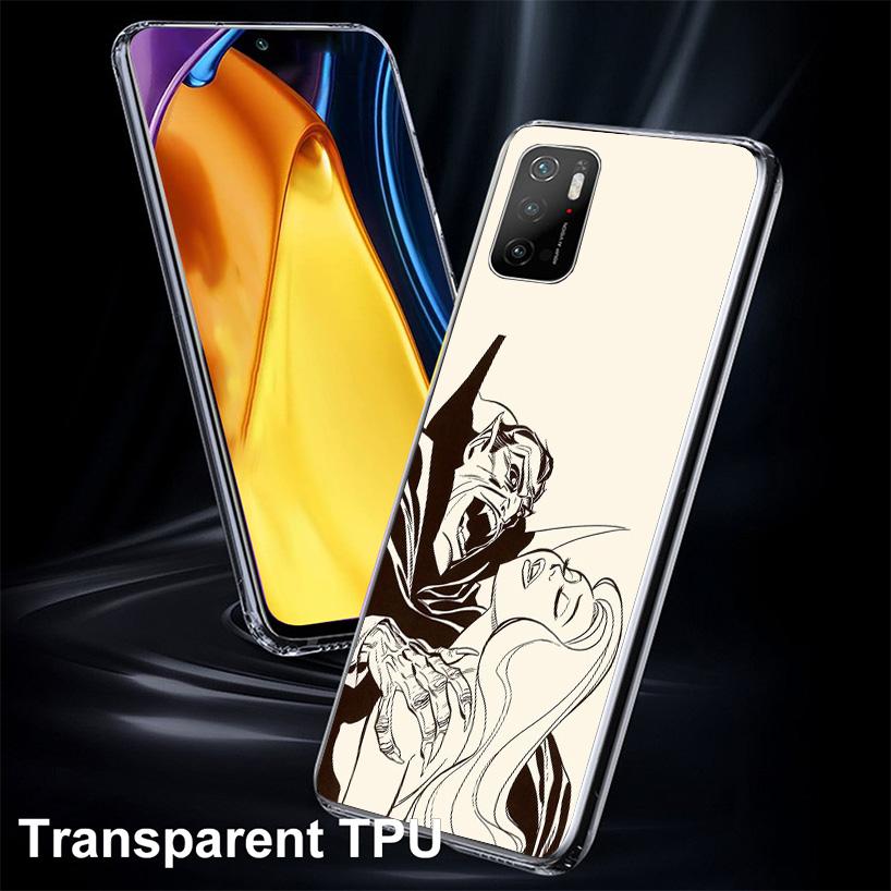 Чехол для телефона с готическим рисунком алого вампира для Xiaomi Poco F7 Ultra X7 X6 X5 Pro M7 Redmi 15C 15 13C 13 12C 12 10C 10 9A 9C 9T